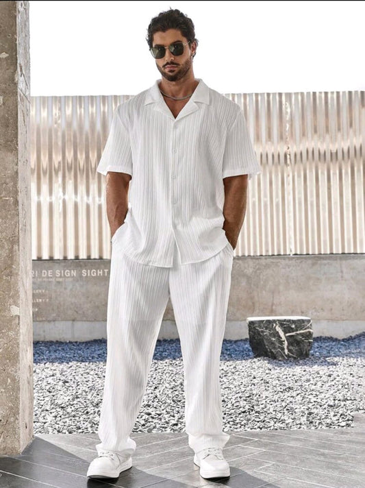 2025 ZARA-Inspired Cotton Jacquard Summer Suit