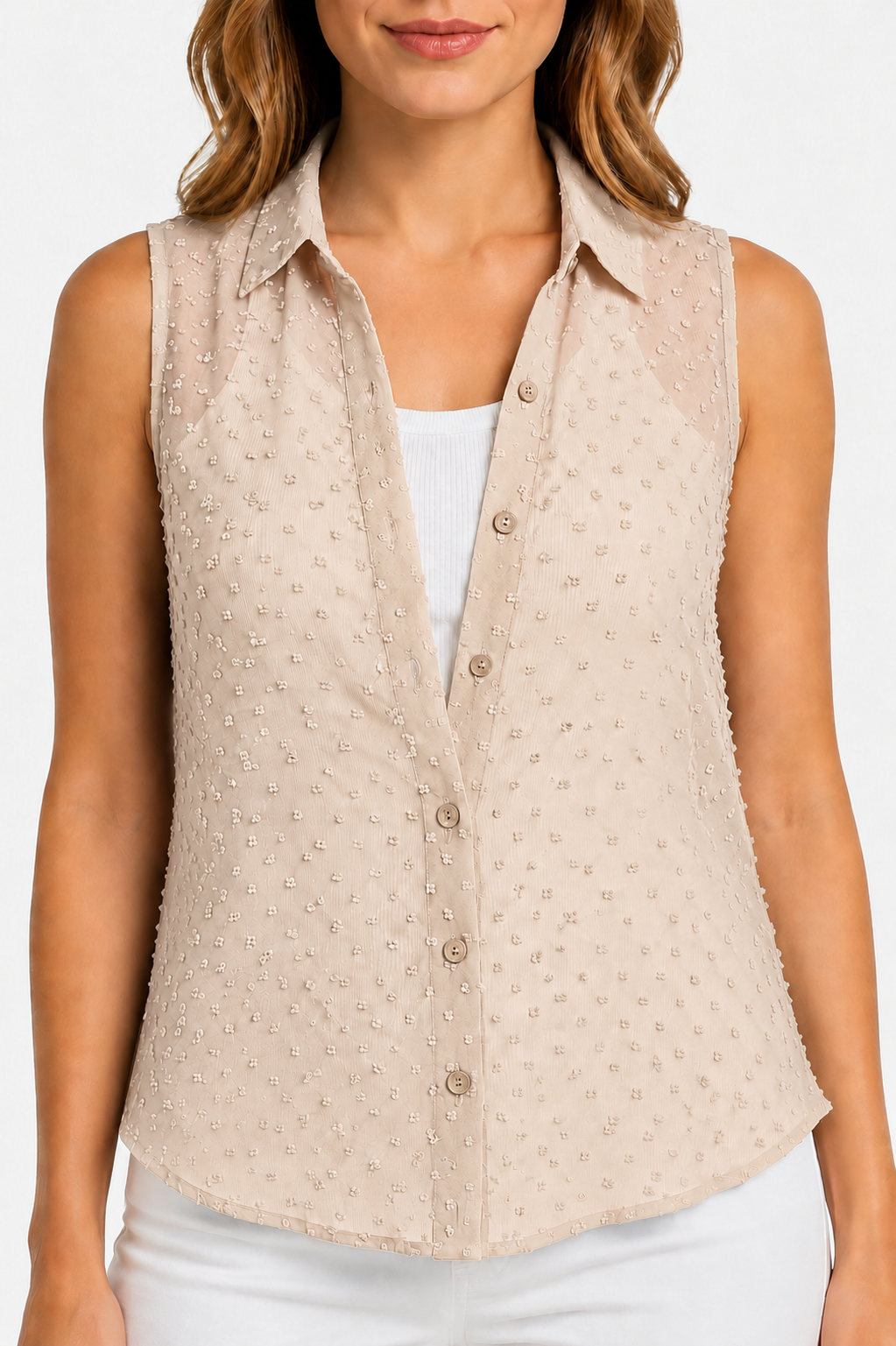 Women's Dotted Blouse