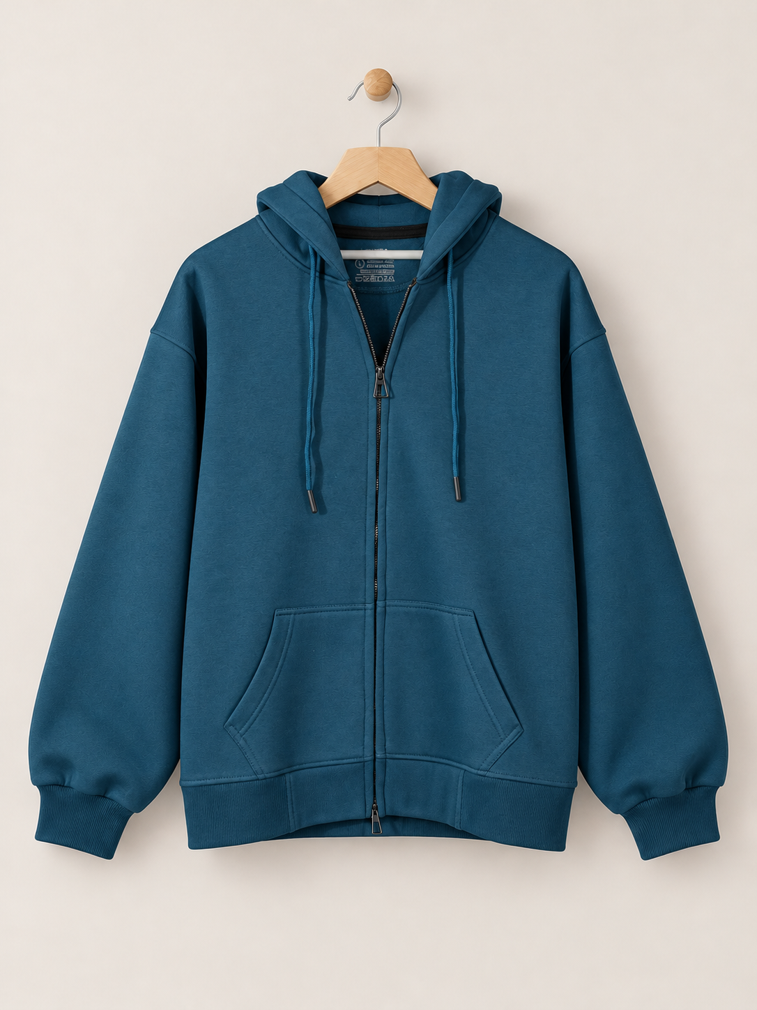 Cotton Zip-Up Hoodie