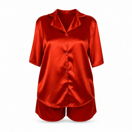 Silky Satin Two-Piece Set⠋
