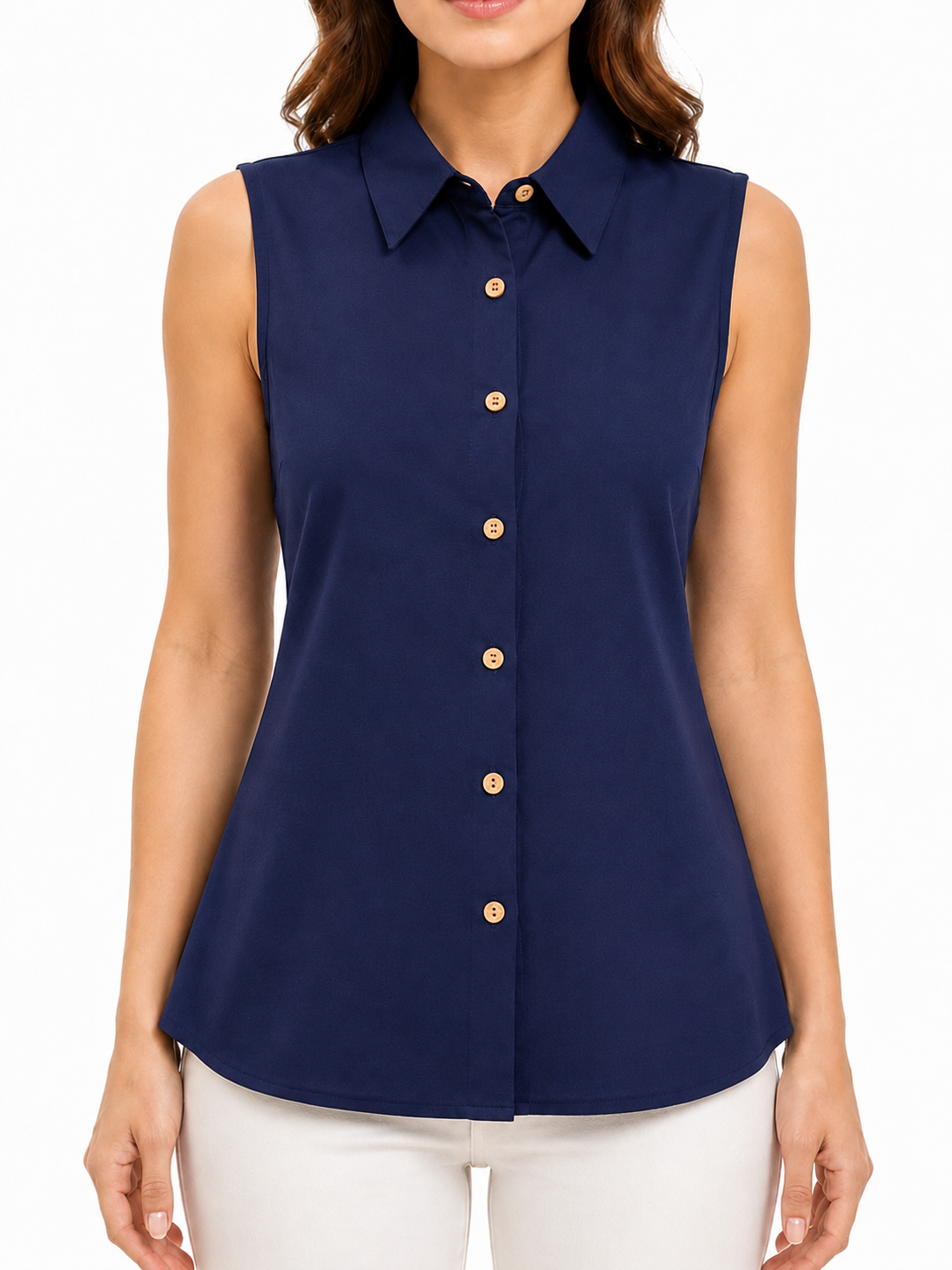 Women's Casual Sleeveless Shirt