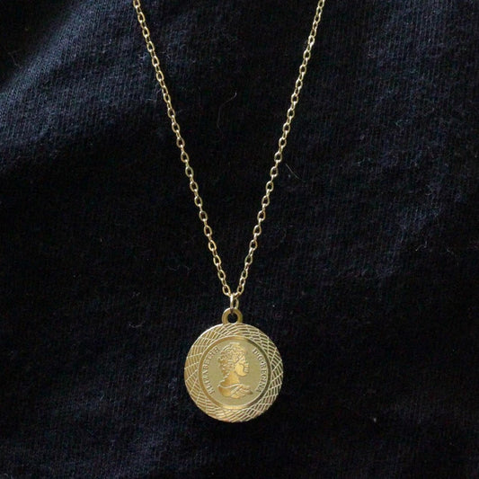 Royal Coin Stainless Steel Necklace