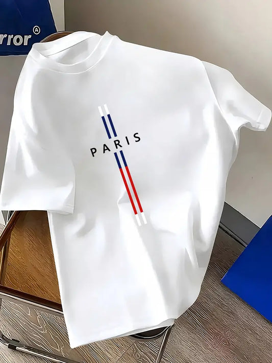 PARIS Oversized Interlock T-Shirt