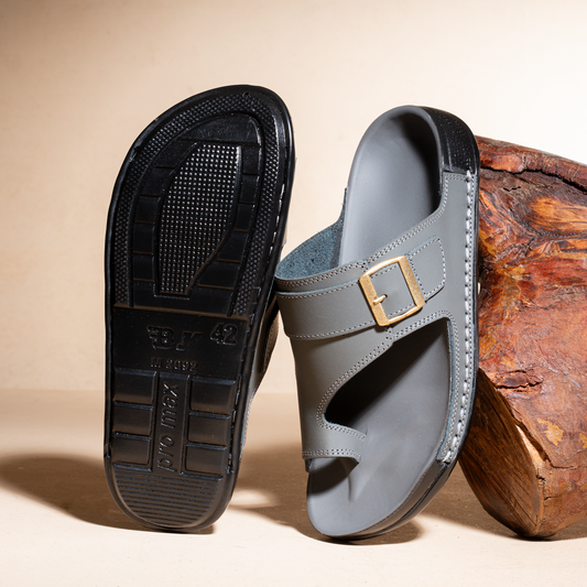 Prada Men’s Genuine Leather Toe Slippers