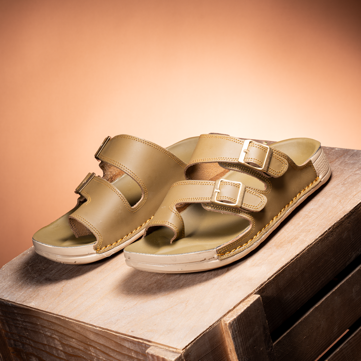 Premium Men’s Leather Comfort Sandal