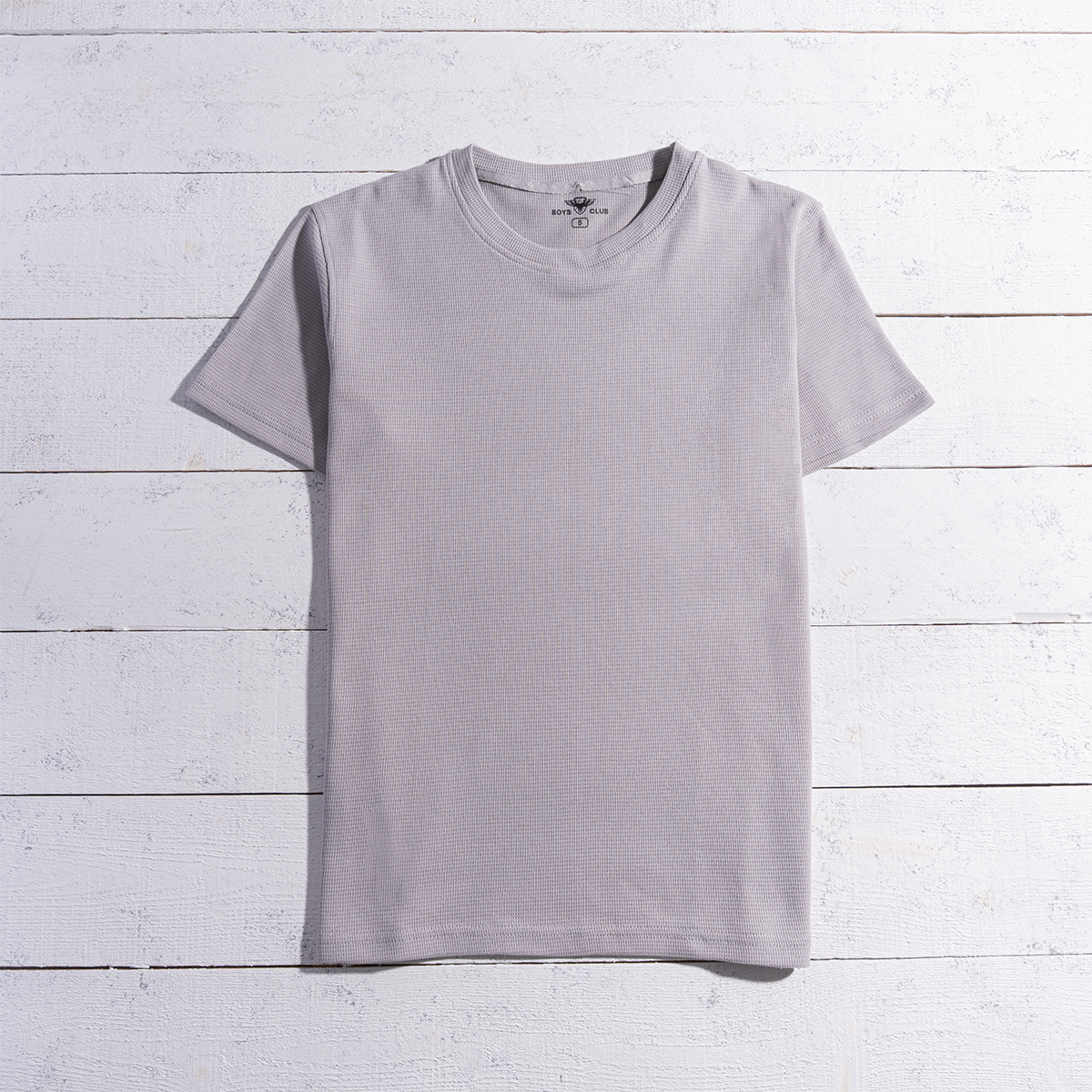 Waffle Cotton T-Shirt
