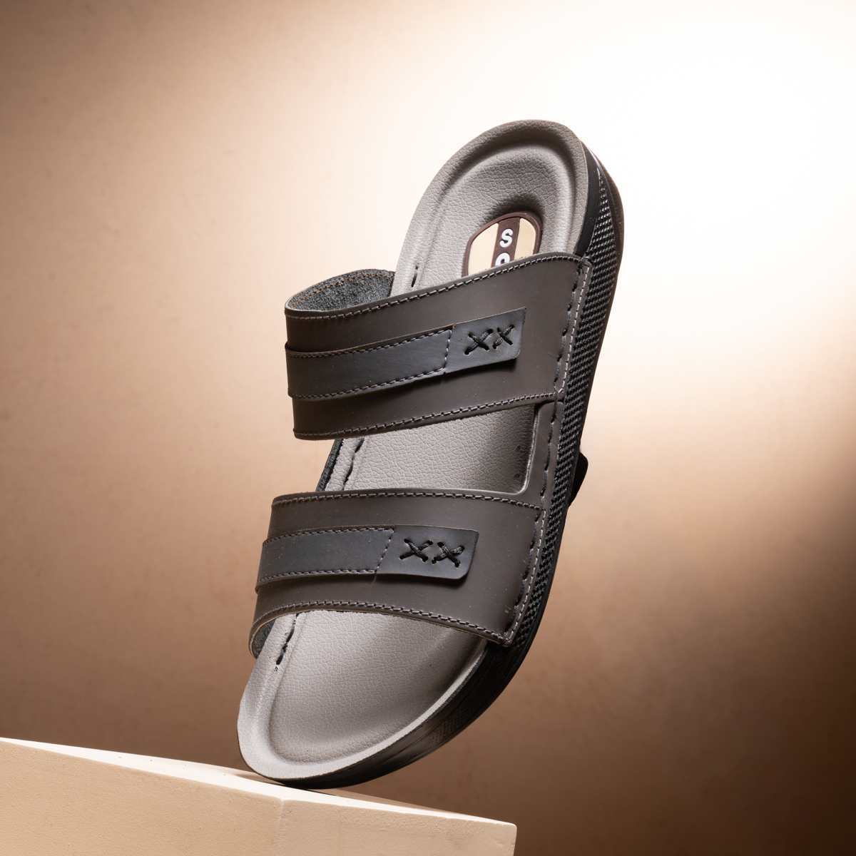 Premium Leather Slides