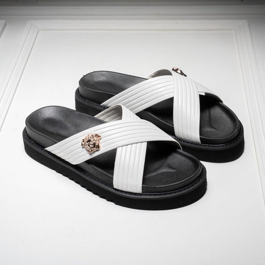 Men’s Designer Leather Slippers