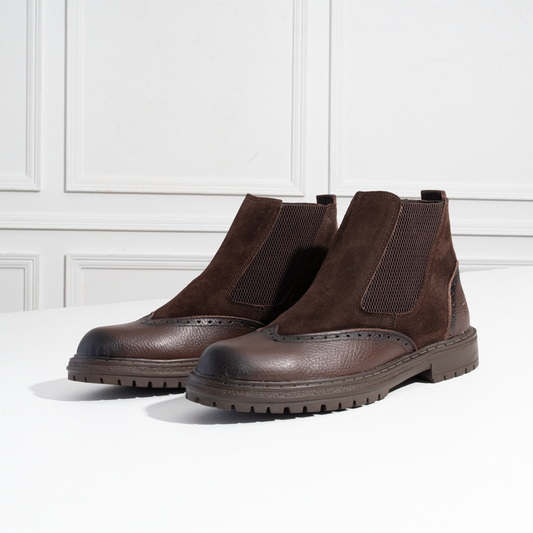 Men’s Suede Leather Half Boots