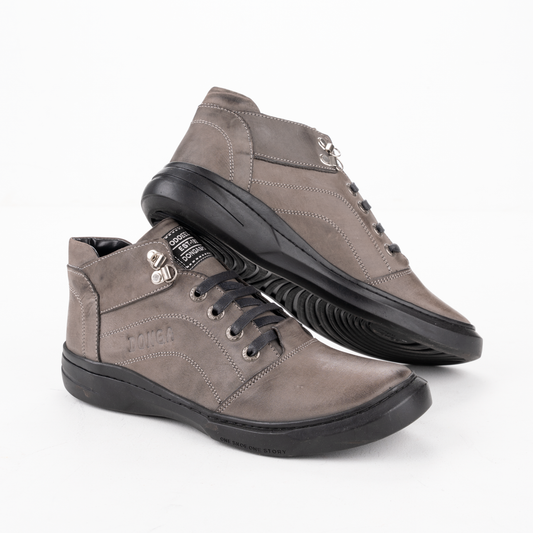 Leather Shoes with Pure Rubber