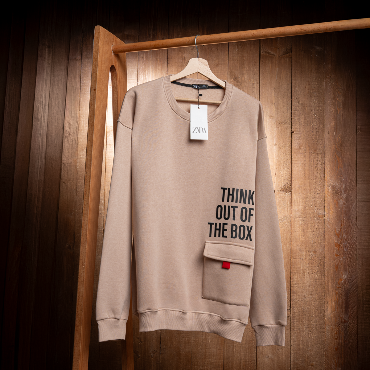 Think Out Of The Box Cotton Sweatshirt