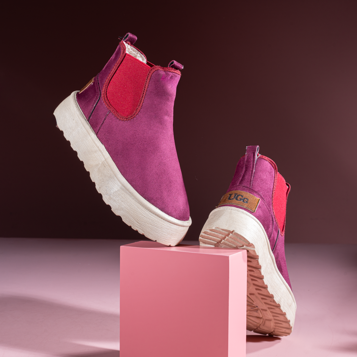 Suede Winter Chelsea Boot