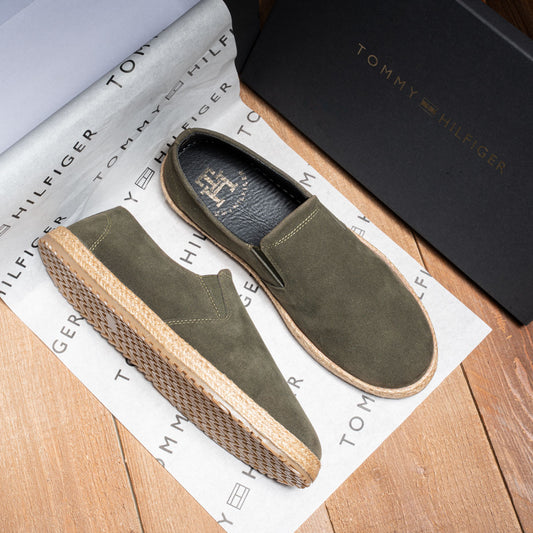 Tommy Elastic Suede Loafers