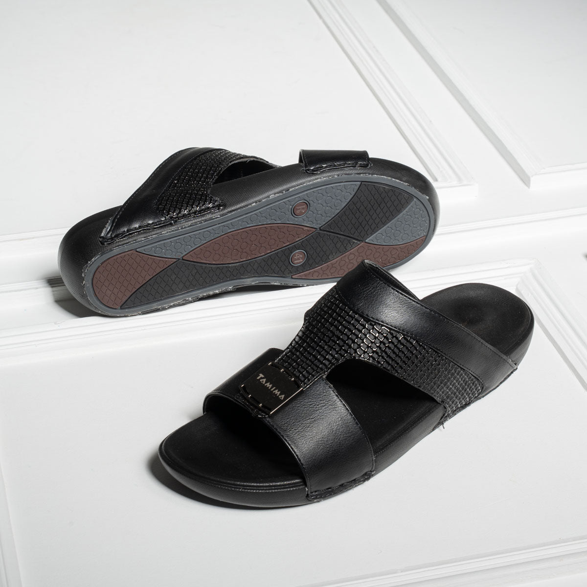 Tamima Genuine Gulf Leather Slippers