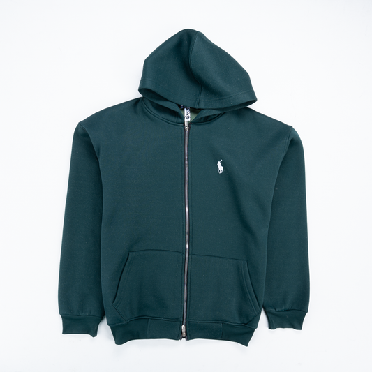 Men’s Polo Zip-Up Sweatshirt