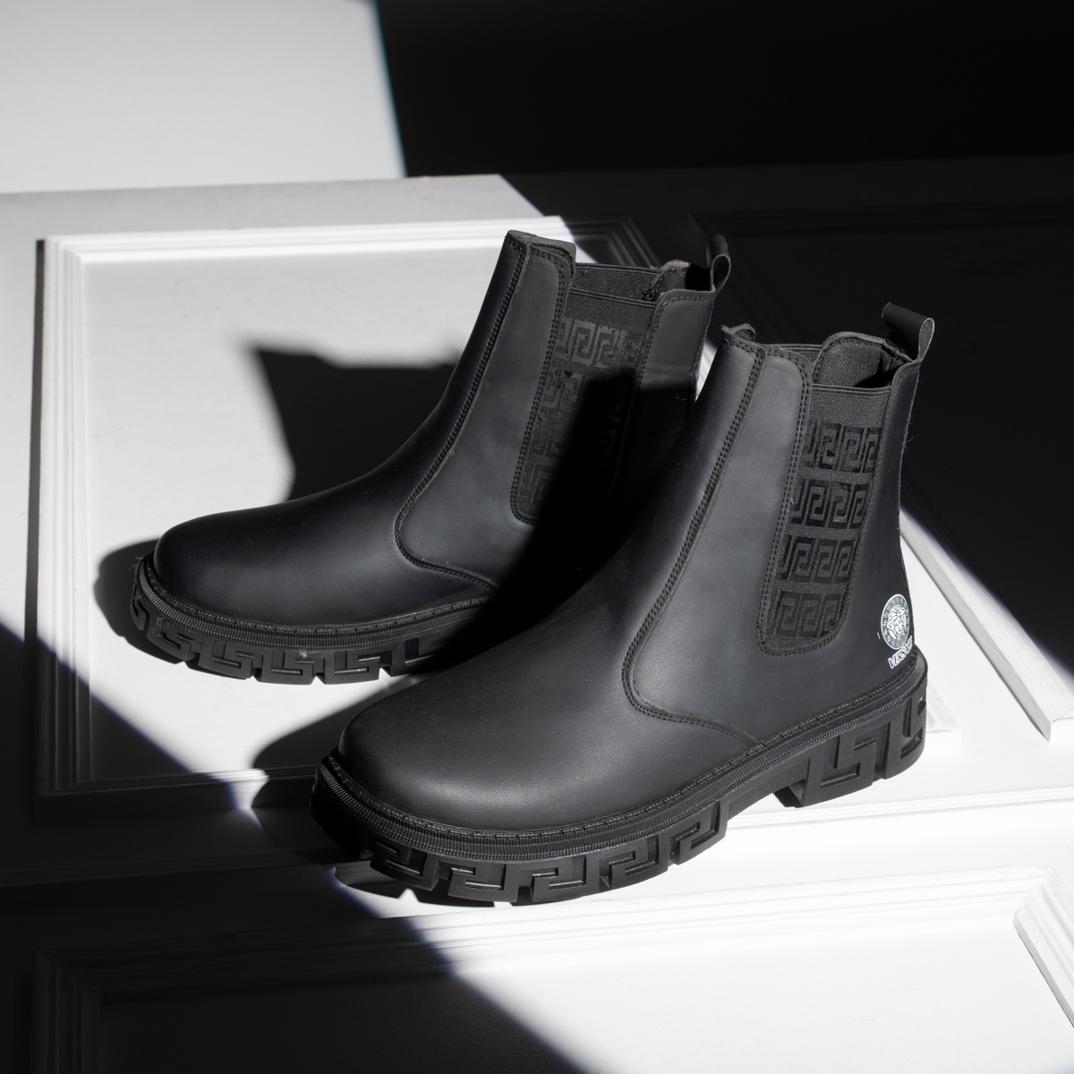 Versace Leather Half Boot
