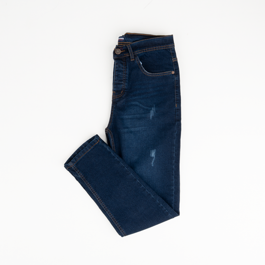 Men’s Distressed Stretch Jeans