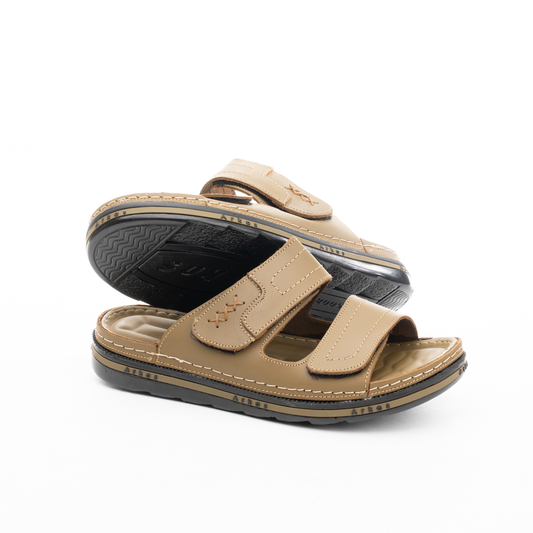 Men’s Genuine Leather Comfort Slippers