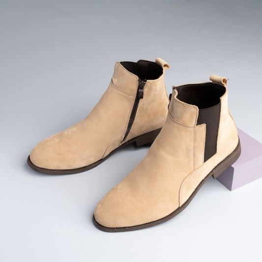 Classic Suede Winter Half Boot