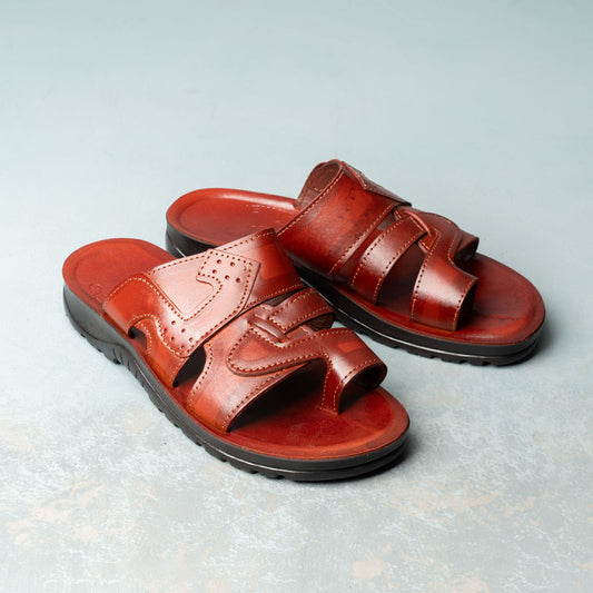 Durable Men’s Leather Sandals