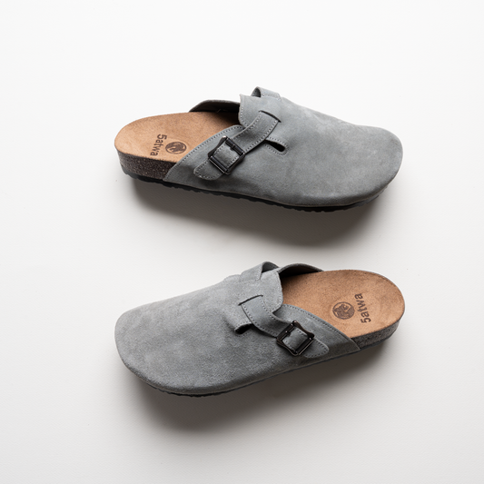 Suede Slip-On Comfort Clog