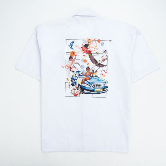 Amr Diab Signature Off-White Chemise