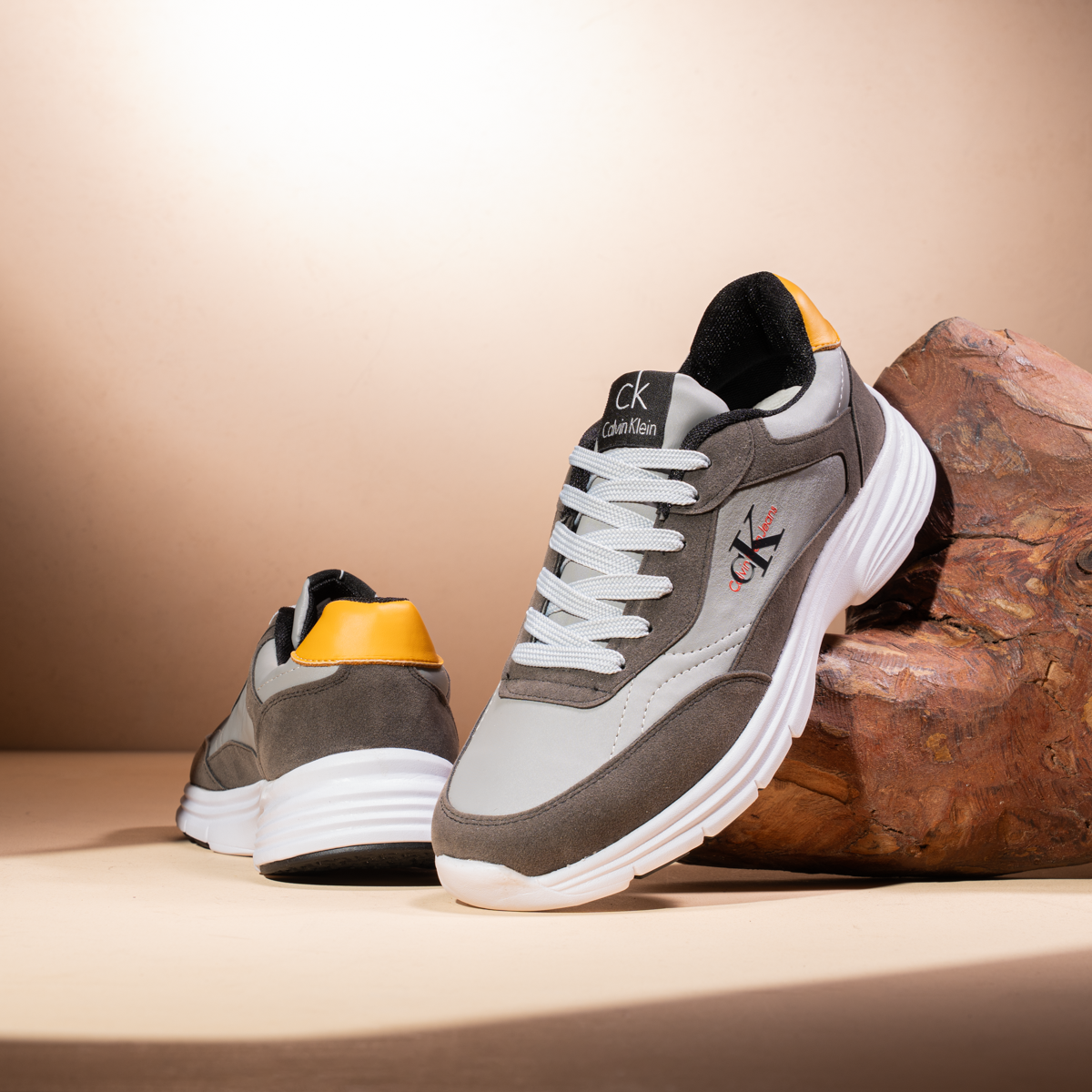 Calvin Klein Suede Casual Sneakers