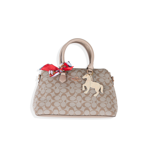 Floral Zip Handbag