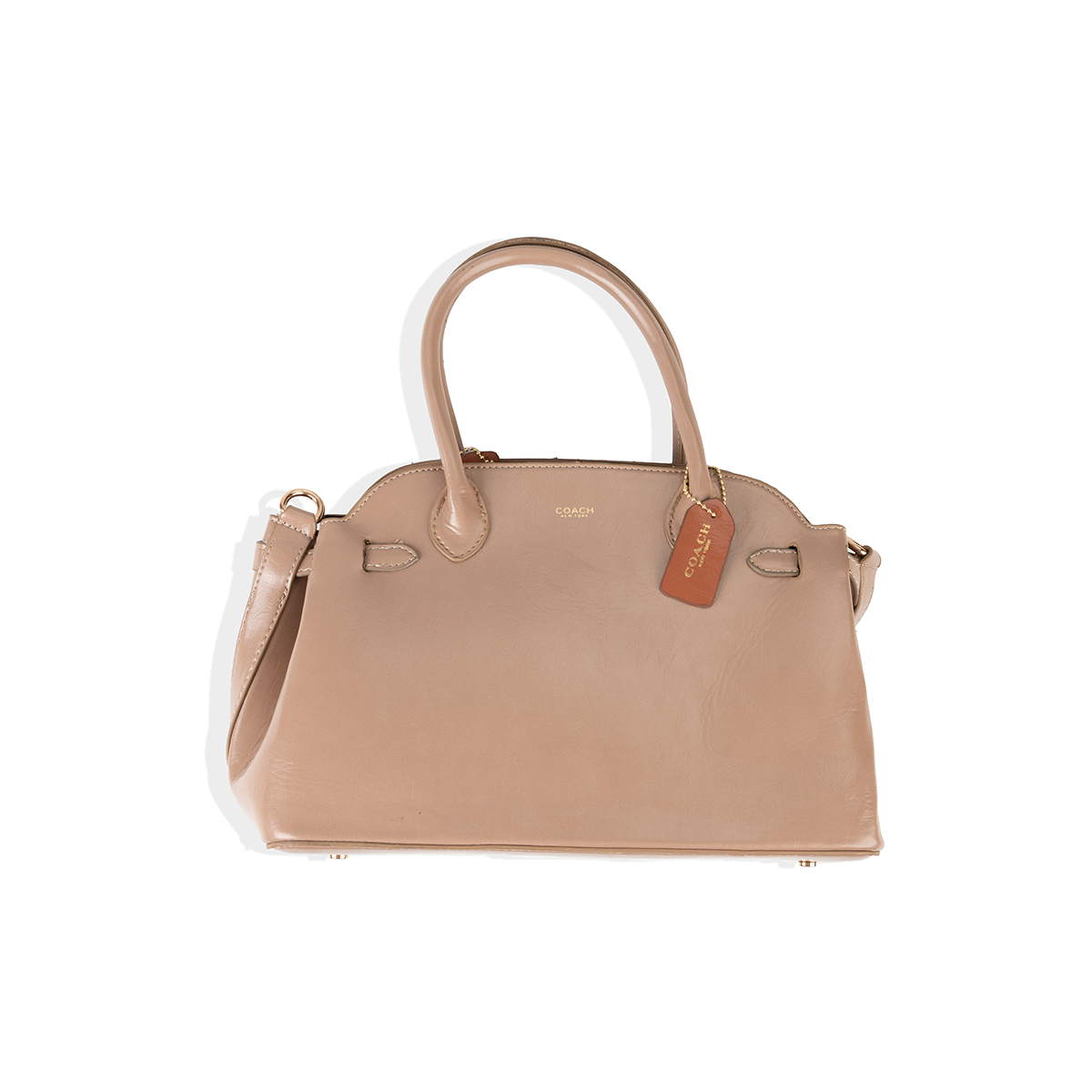 Leather Tag Handbag