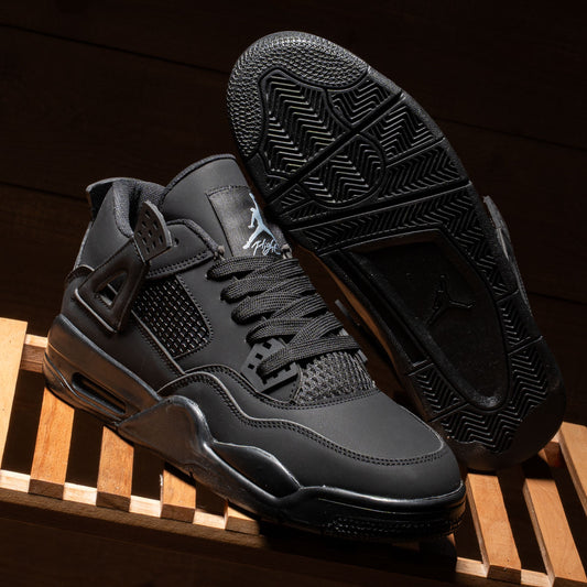 Jordan Black Style Linen Slip-Ons