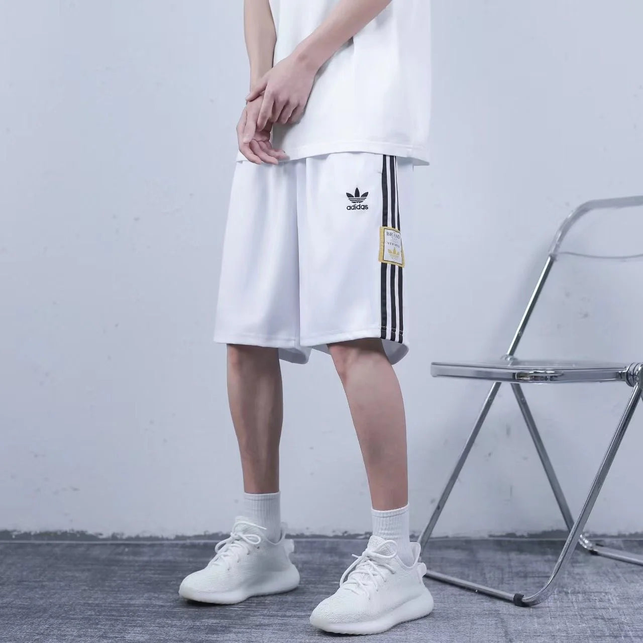 Adidas Relaxed Fit Lycra Shorts