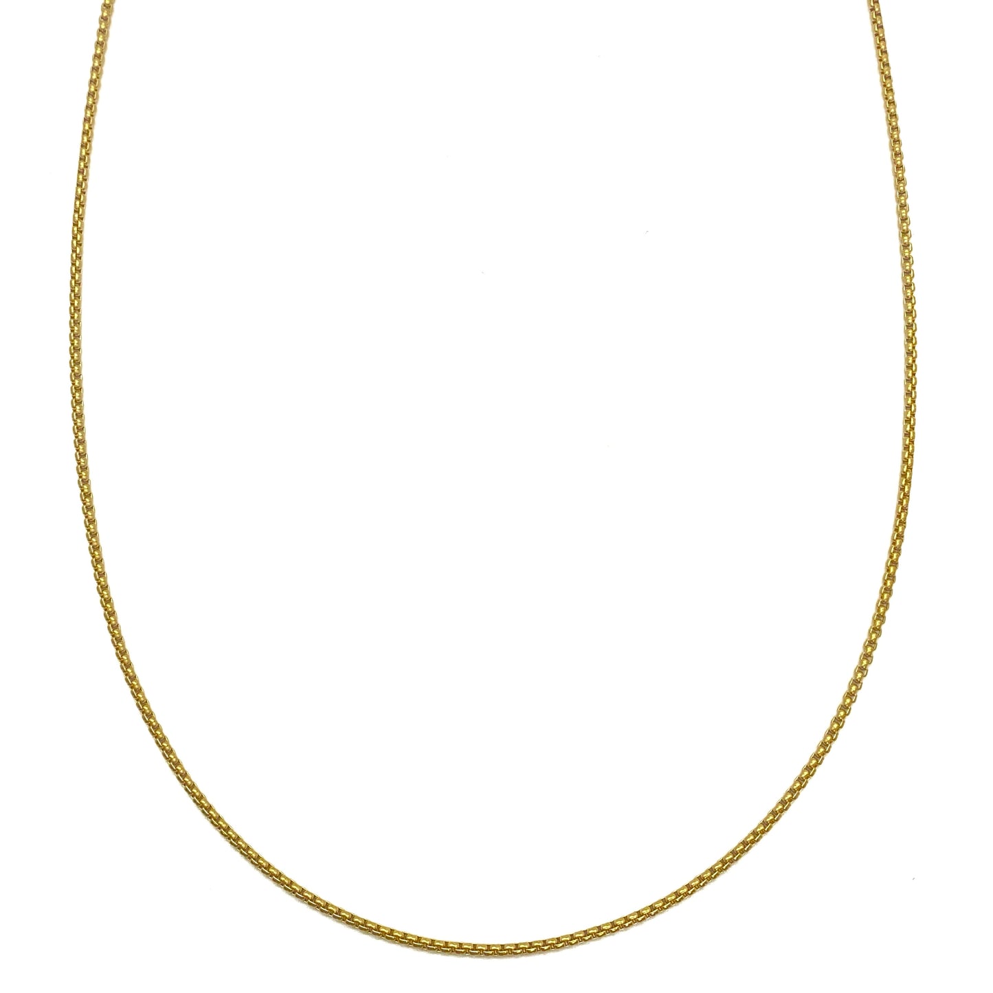Box Chain Stainless Steel Necklace
