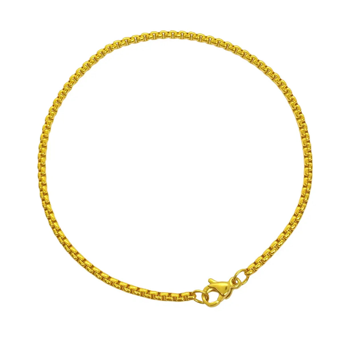 Box Link Stainless Steel Bracelet