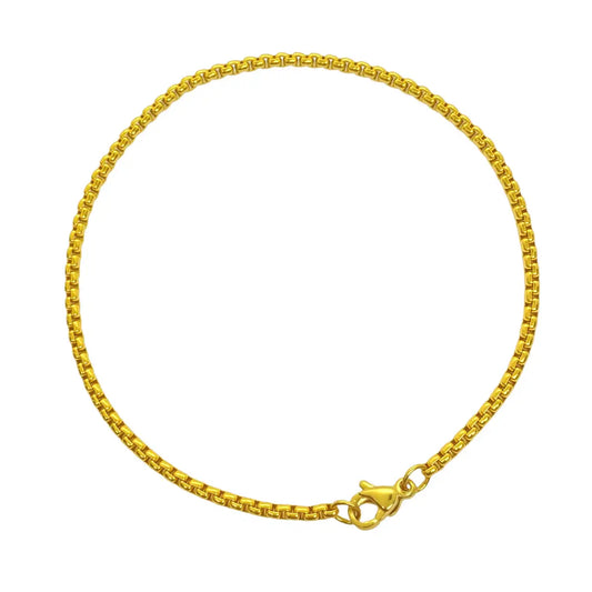 Box Link Stainless Steel Bracelet