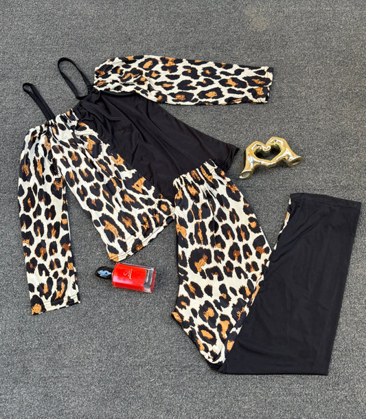 Cozy Tiger-Print Pajama Set