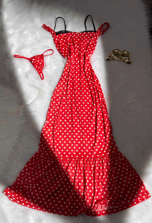 Soft & Stylish Polka Dot Dress