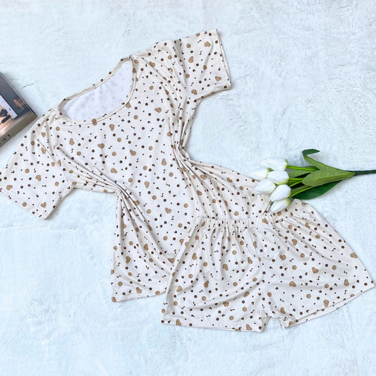 2-Piece Pajama Set with Stretch Fabric