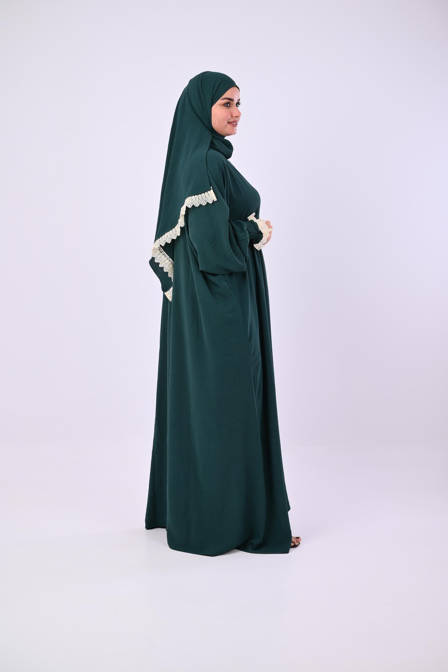 Elegant Guipure Embroidered Dress