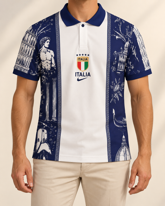 Italia Jacquard Sublimation Tee