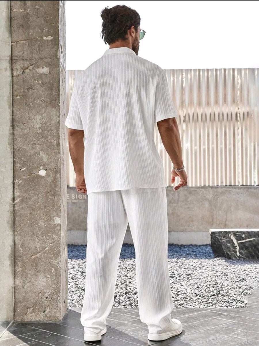 2025 ZARA-Inspired Cotton Jacquard Summer Suit