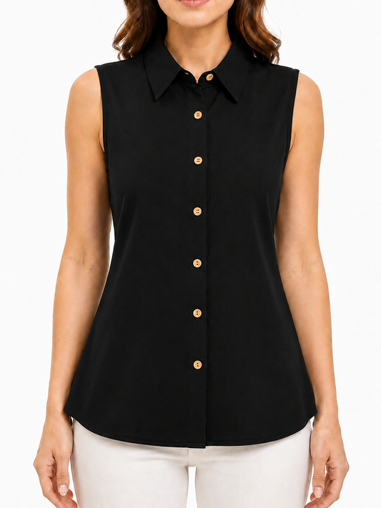 Women's Casual Sleeveless Shirt