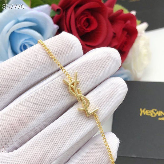 YSL-Inspired Stainless Steel Bracelet – Women