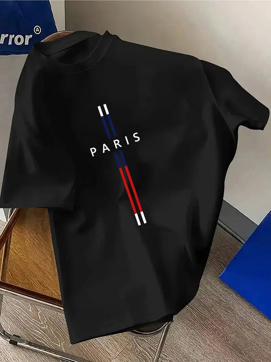 PARIS Oversized Interlock T-Shirt