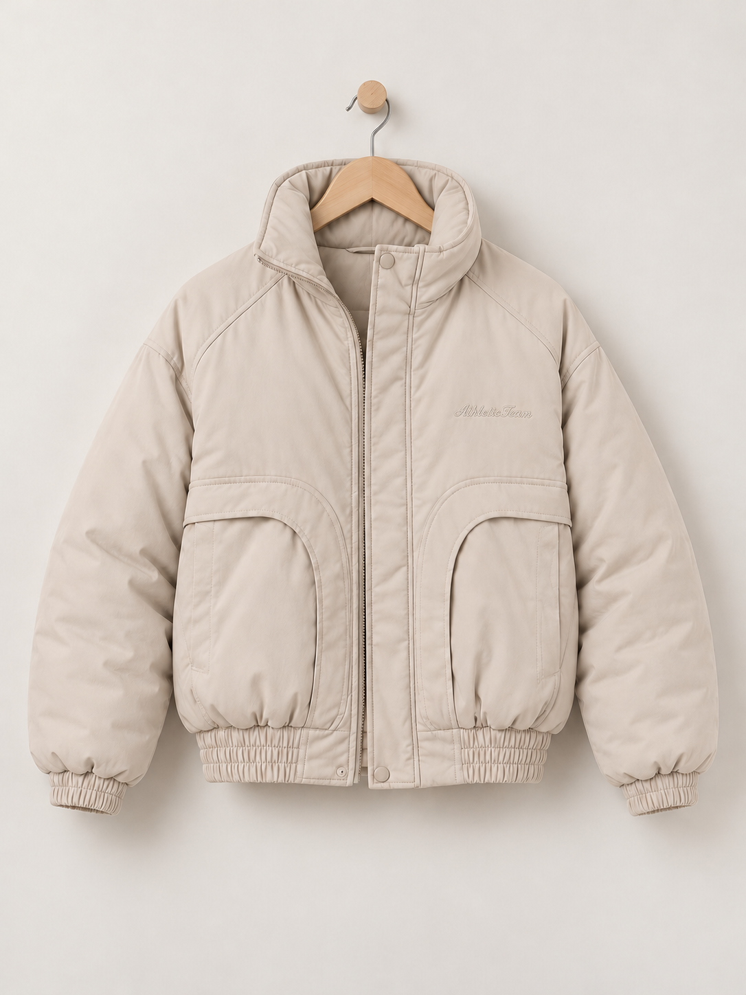 Fur-Lined Bomber Jacket