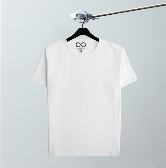 Men's Basic Half-Sleeve Cotton T-Shirt
