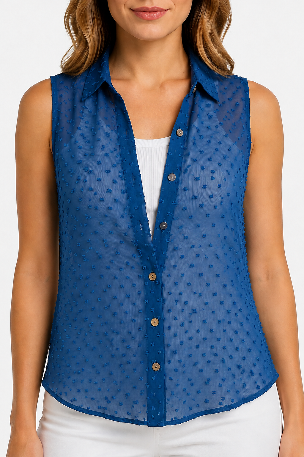 Women's Dotted Blouse