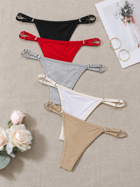 Cotton Thongs – 5 Pack