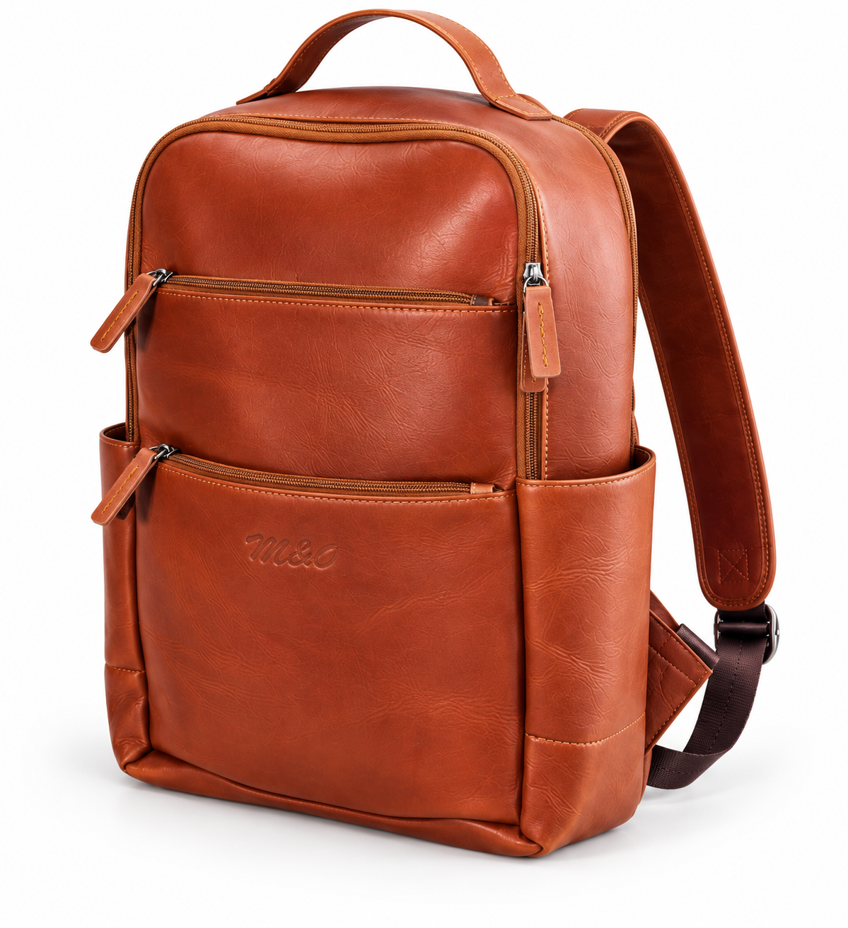 Leather Laptop Backpack