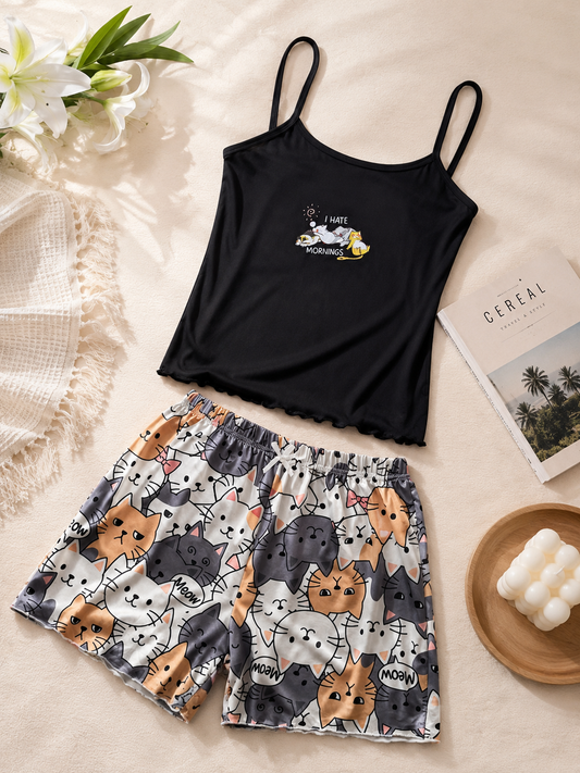 I Hate Mornings Pajama Set