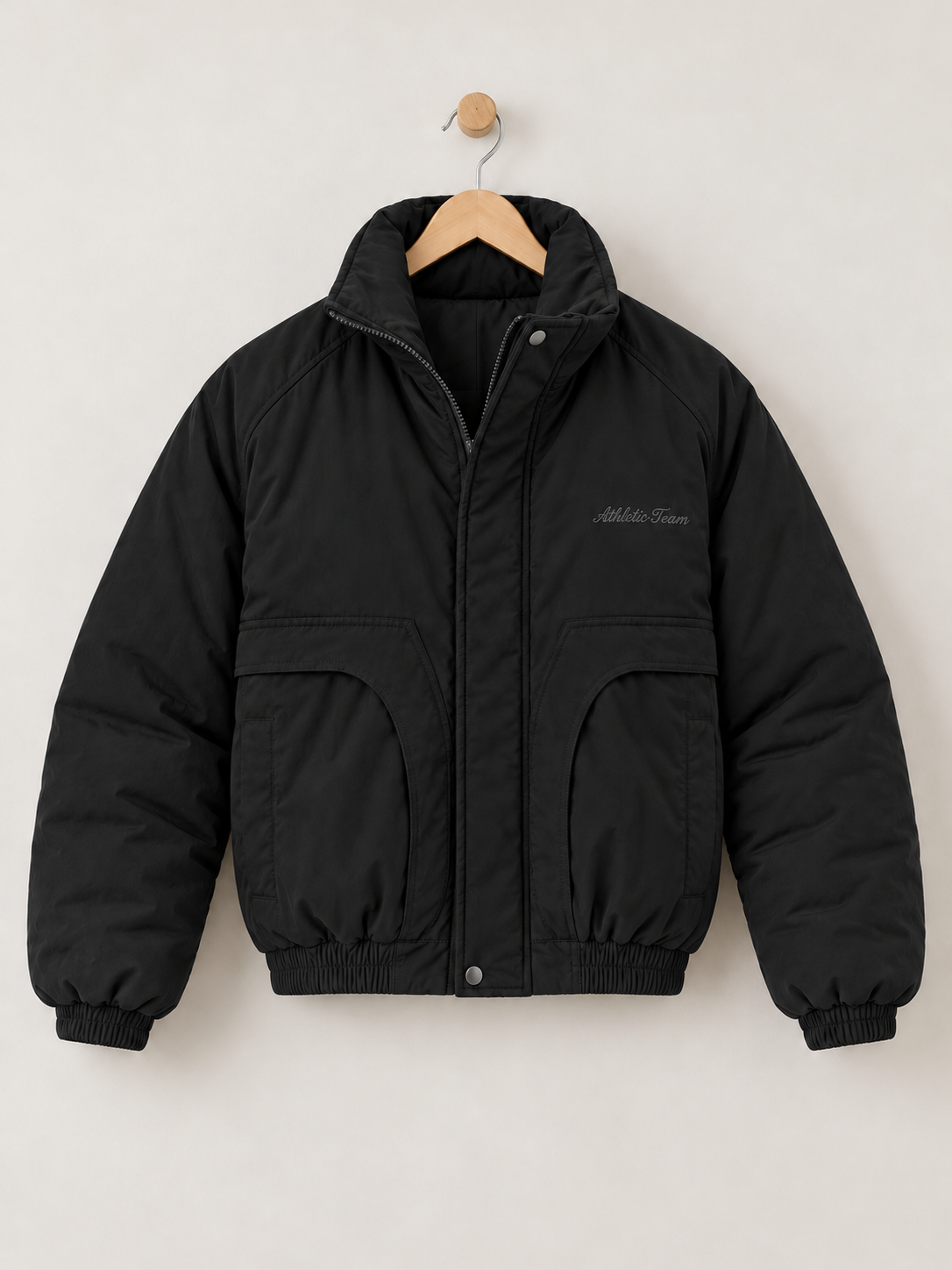 Fur-Lined Bomber Jacket